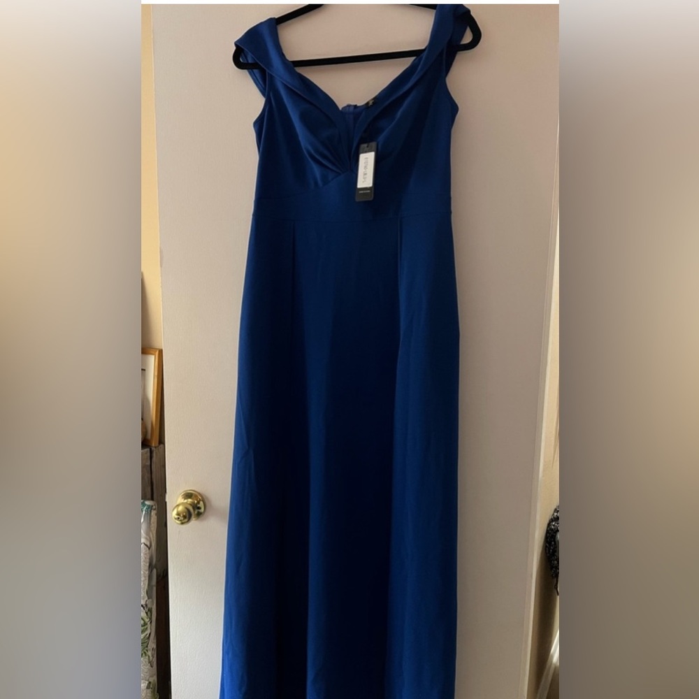 VFshow Elegant Blue Evening Gown Size Large NWT
